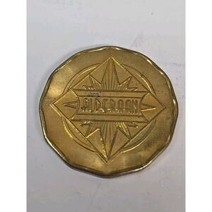 STAR WARS ORIGINAL 1997 Planet Alderaan 1000 CREDIT TOKEN/COIN CD-ROM Monopoly